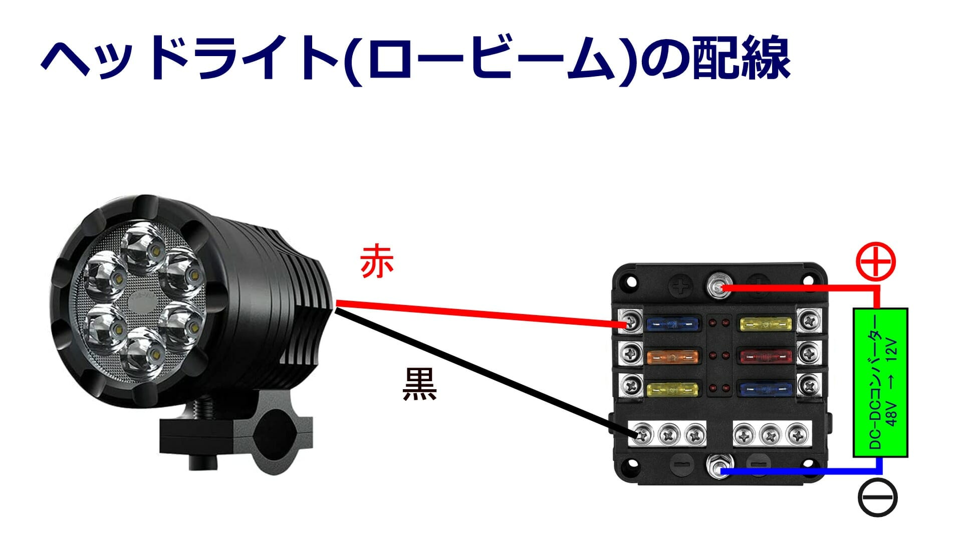 フル電動自転車】保安基準適合化① ヘッドライト取り付け | 器用貧乏 